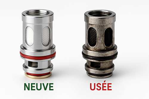 résistances-neuves-et-résitances-usagées-utilisation-ecig-à-toulouse